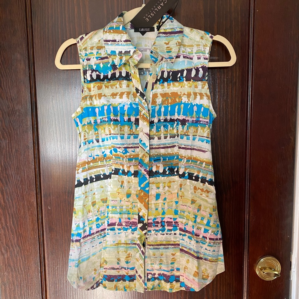 NWT Silky Cotton button up